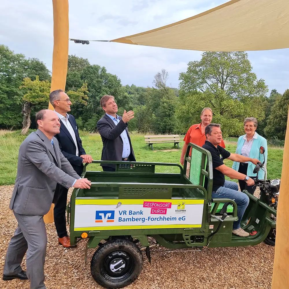 Ein E-Trike für Besucher